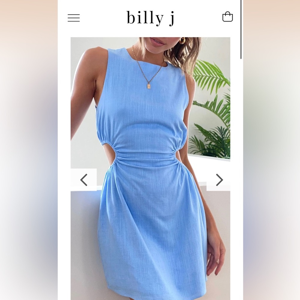 Billy J Mandi Mini Dress - Blue